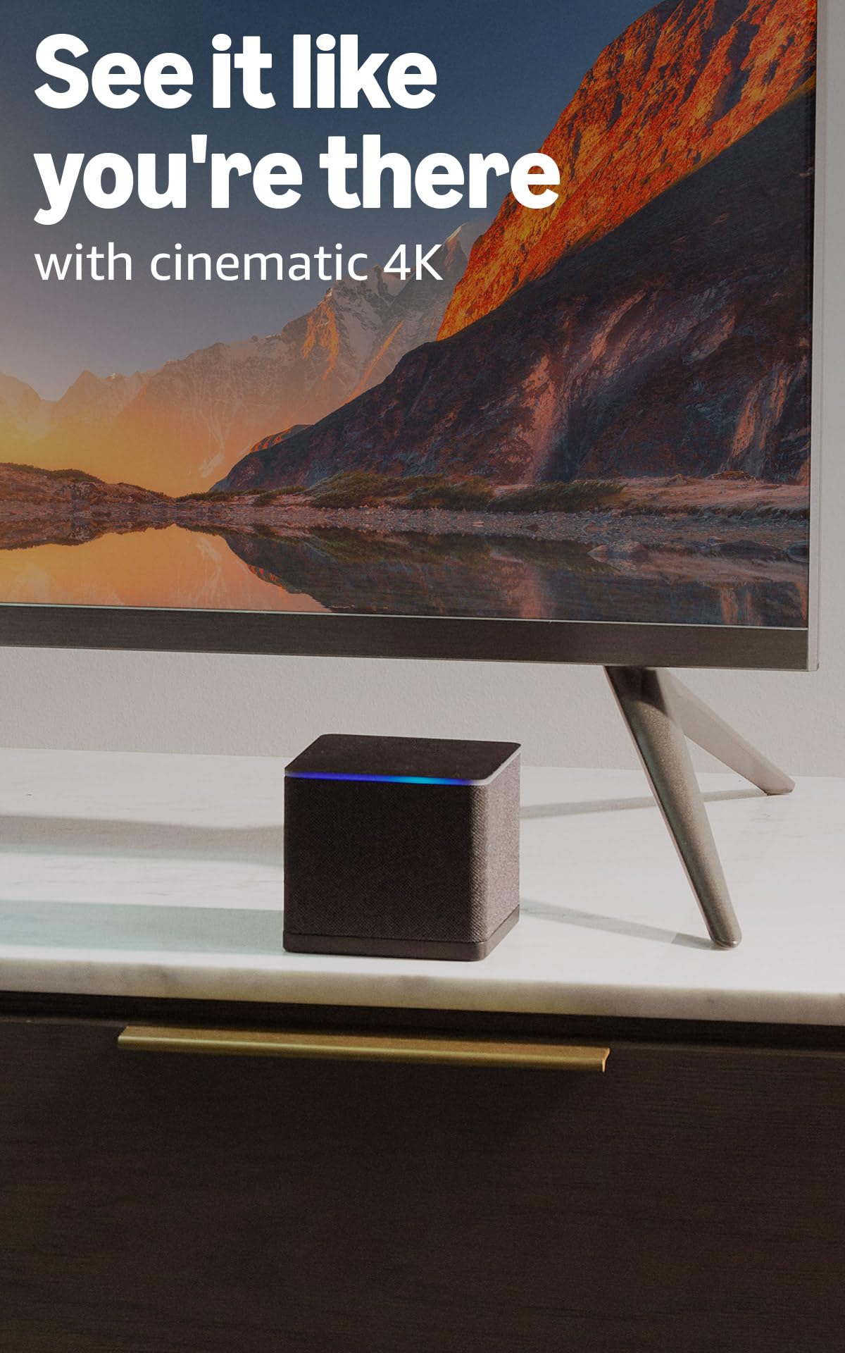 Hands-free Streaming Device with Alexa, Wi-Fi 6E, 4K Ultra HD J973
