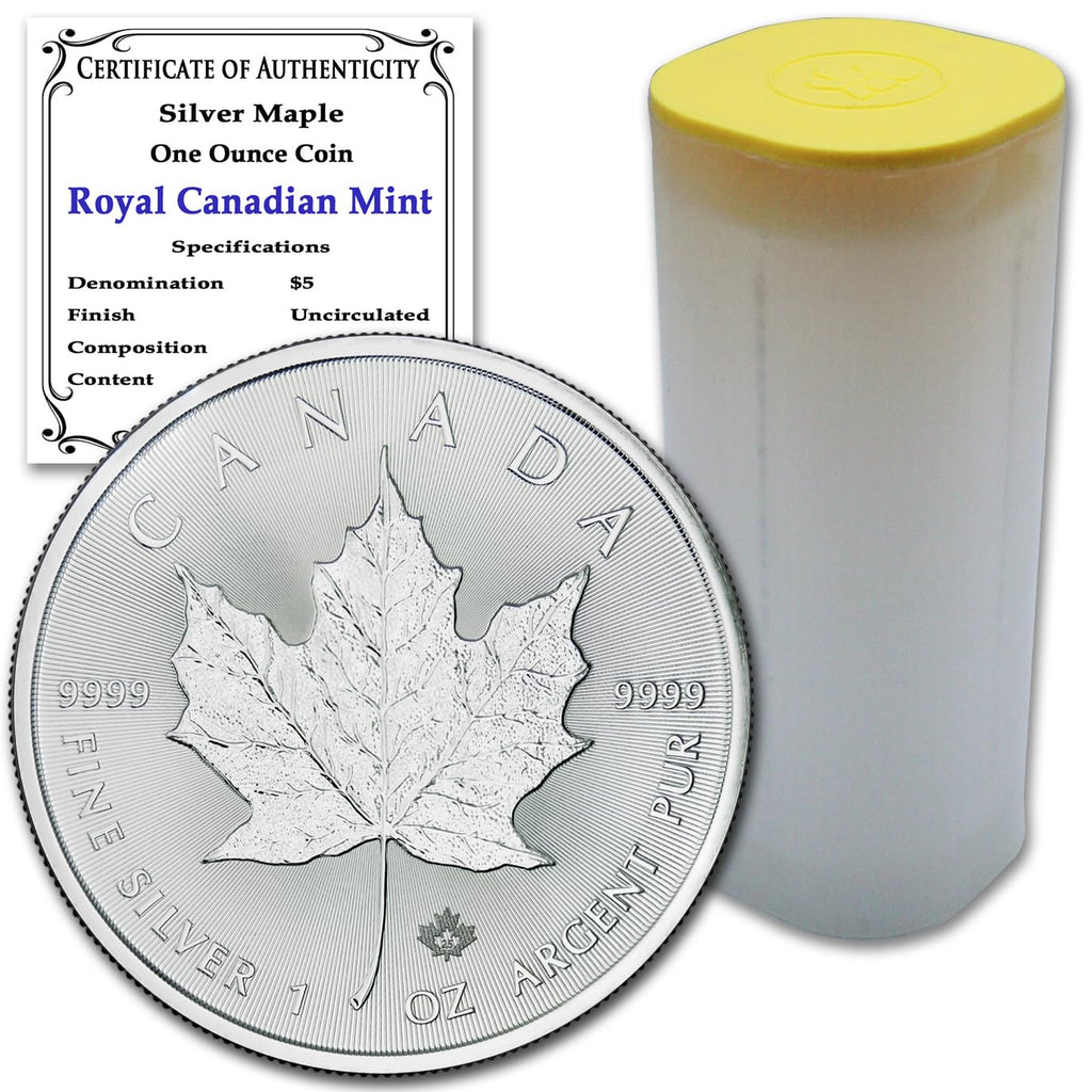 1 oz Silver Canadian Maple Leaf Y836