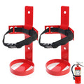 Fire Extinguisher Mount, 2.5LB Adjustable Straps Wall Hanging Holder 2Pcs T45821