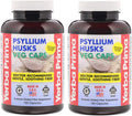 Psyllium Husks Fiber Veg Caps 180 Pack of 2 F906