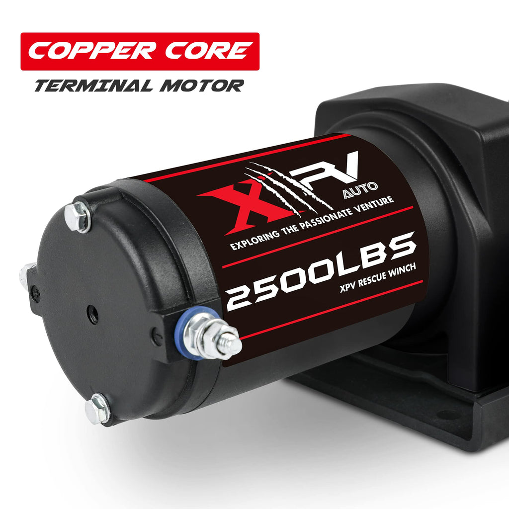 2500lbs 12V Waterproof Electric Winch with Steel Cable M29648