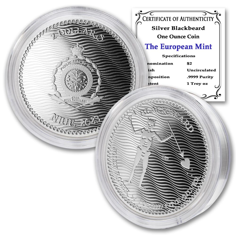 1 oz Silver Blackbeard J4116