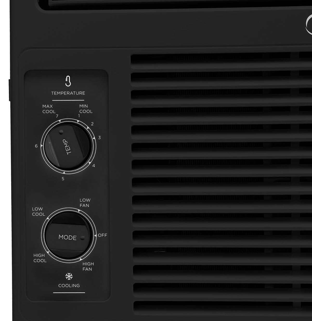 5,000 BTU Mechanical Window Air Conditioner, Black Y8605