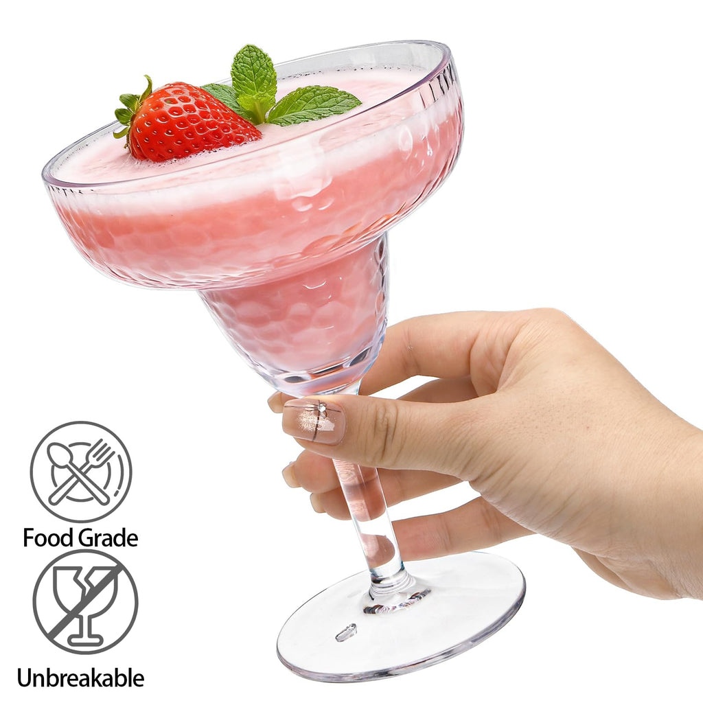 6 Pack 13 OZ Acrylic Stemmed Glasses E508544