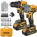 21V Brushless Cordless Drill & Impact Driver Combo Kit J807