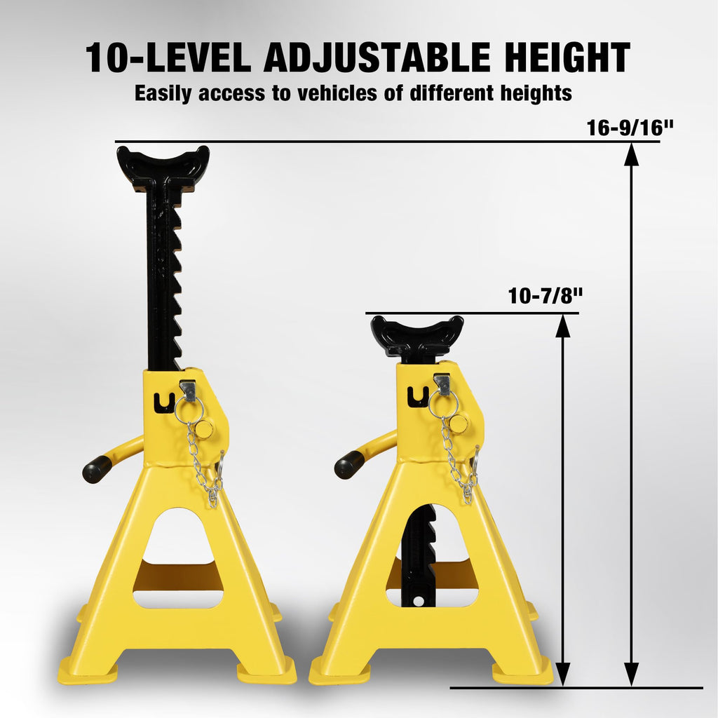 3 Ton Low Profile Aluminum and Steel Floor Jack with Jack Stands S282931