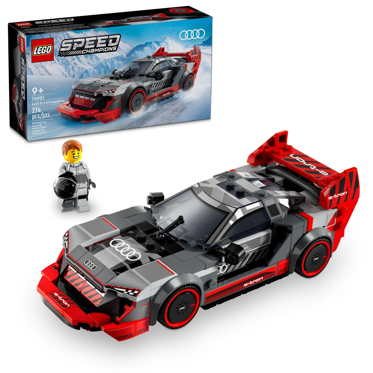 Audi S1 e-tron Quattro Race Car Building Toys A47943