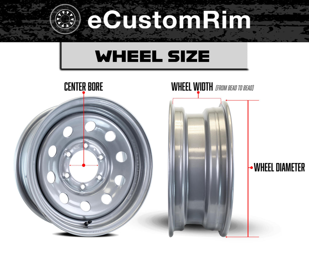2-Pack Trailer Tire Rim Assembly 5.30-12 4 Lug White G653
