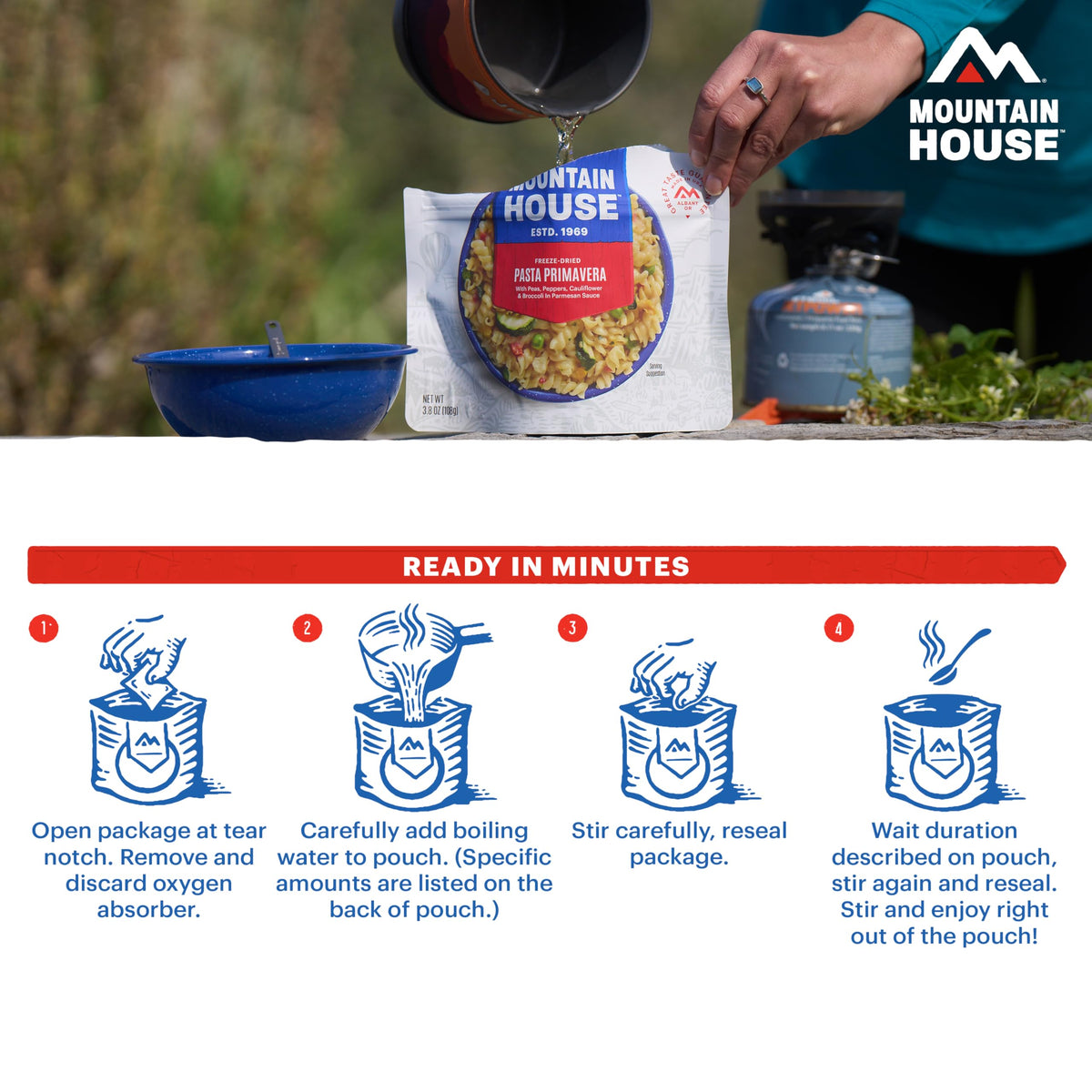 Freeze-Dried Dinner Entree 4 Servings 2-Pack R4818