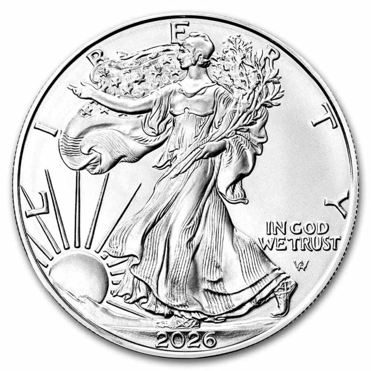 2026 1 oz American Silver Eagle Uncirculated Coin T310596