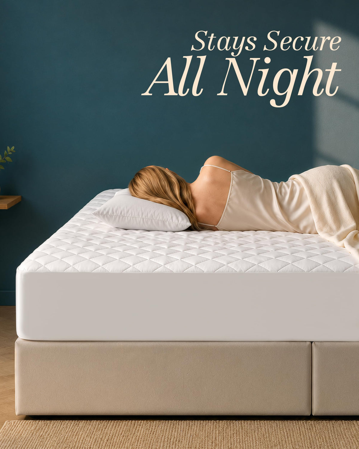 Quilted Mattress Pad with 16" Deep Pocket H9319