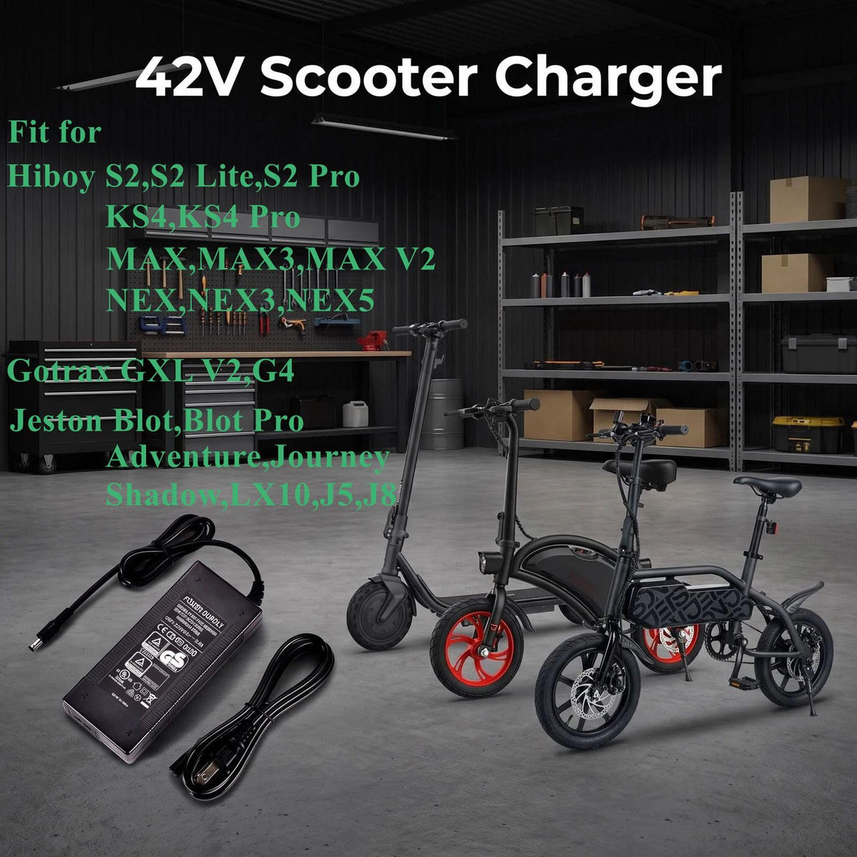 42V 2A Scooter Charger L7705