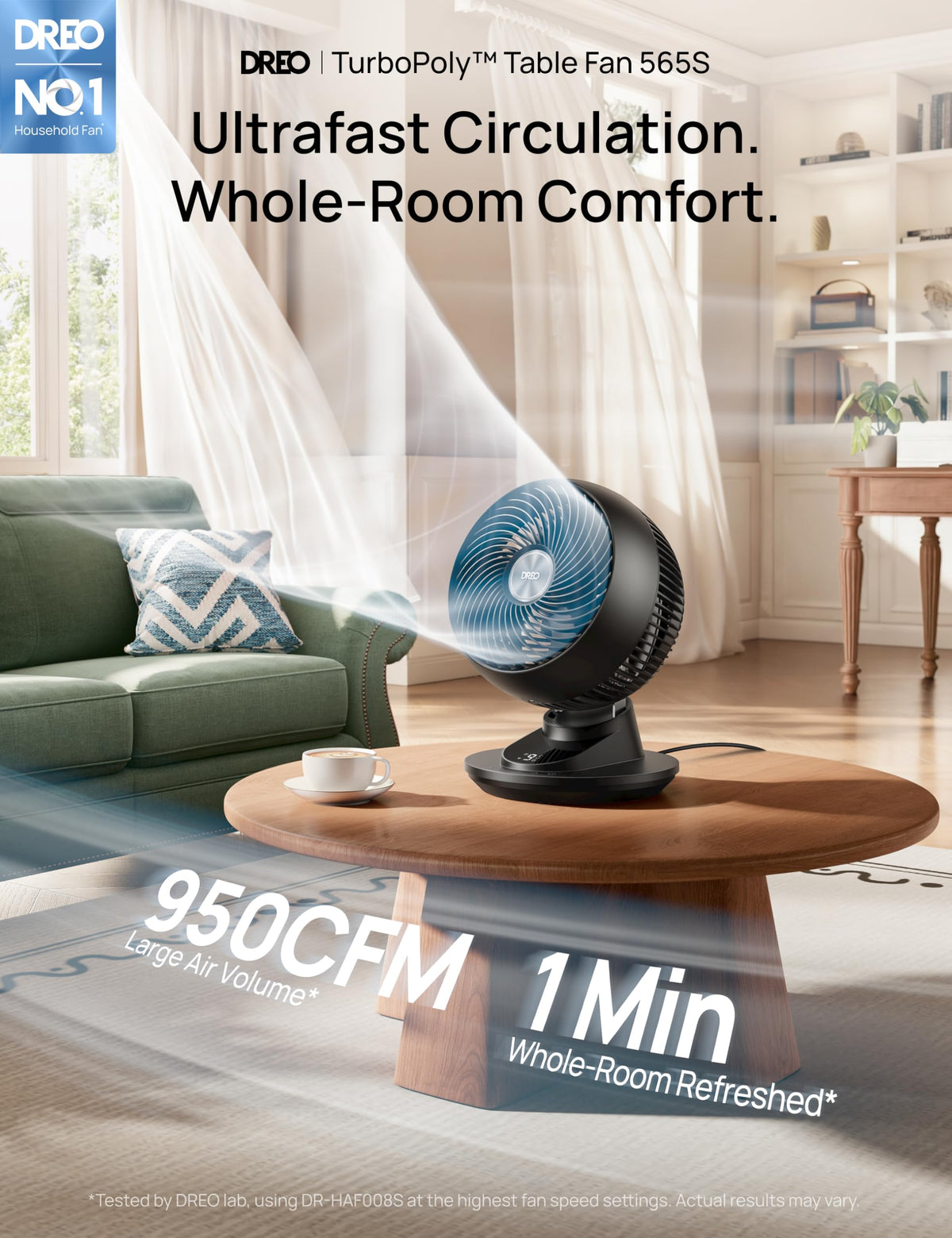 12 Inches 90° Oscillating Smart Desk Fan A40290