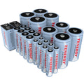 26 Pack NiMH Rechargeable Batteries 8AA 8AAA 4C 4D 2 9V V481