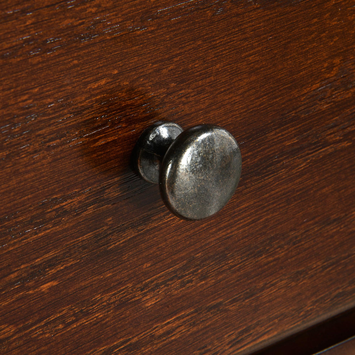 Narrow Wood End Table with Drawer O681