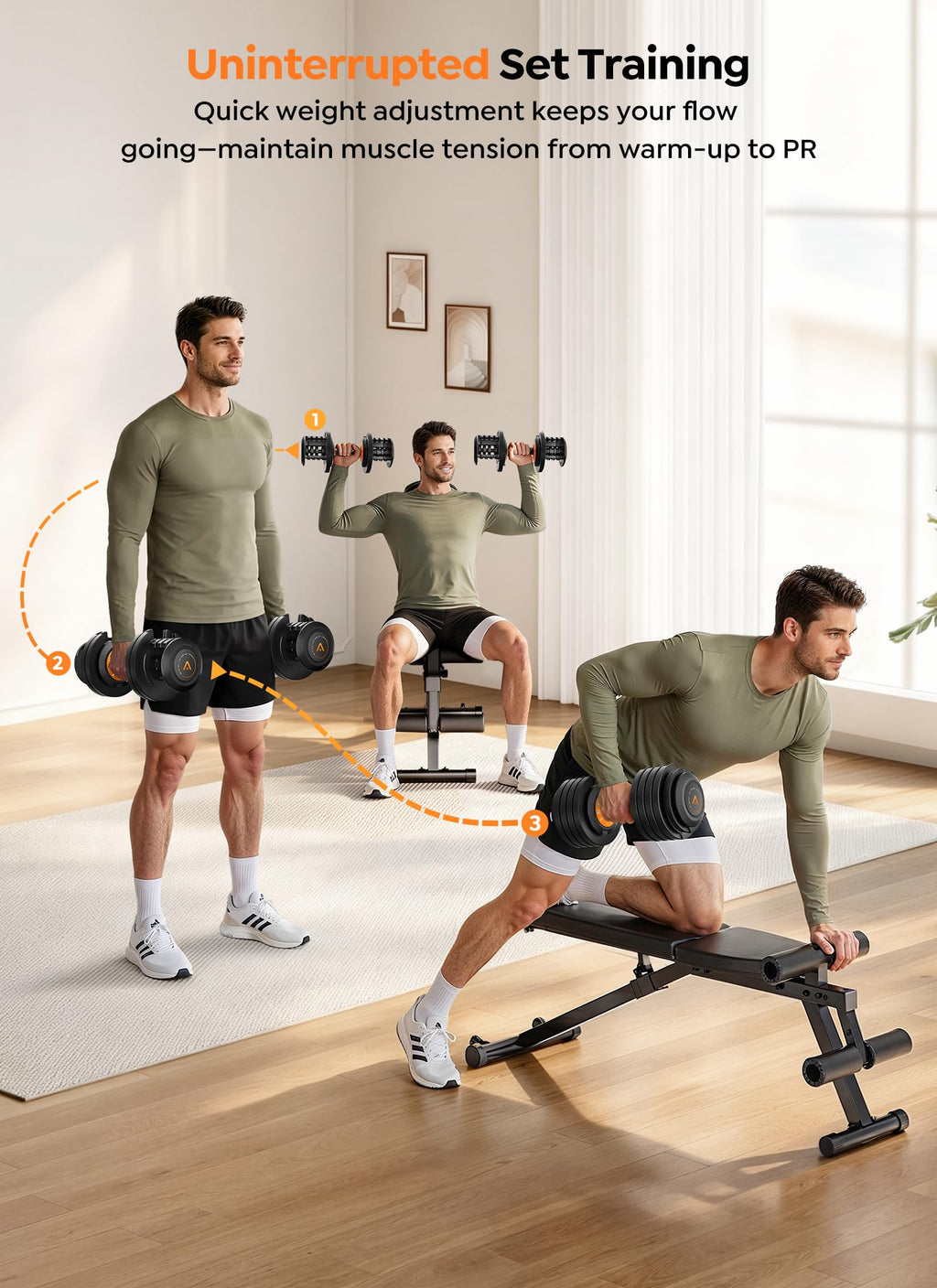 Adjustable Dumbbell Set of 2 C557