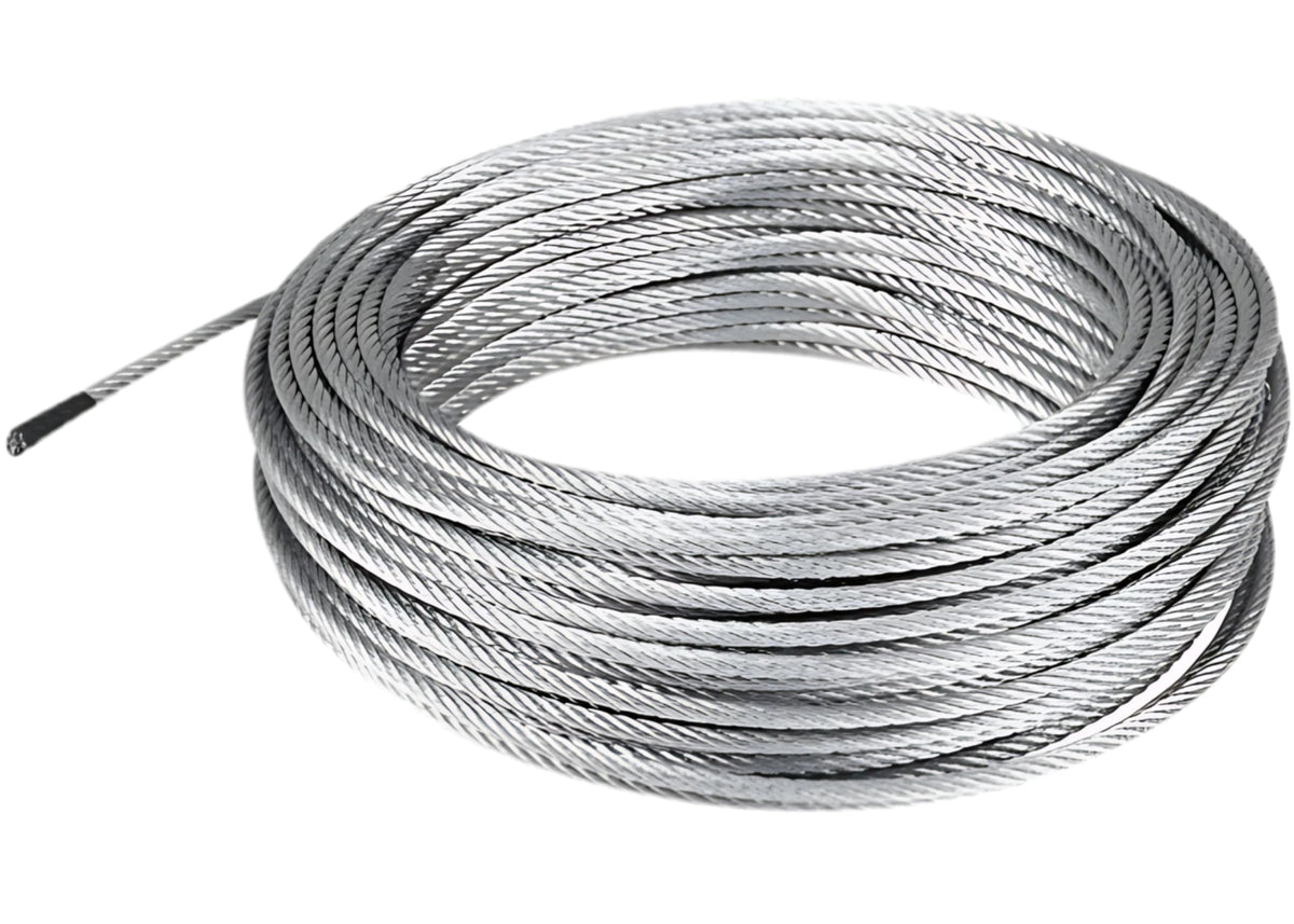 316 Stainless Steel Cable Wire Rope 1/8" 1x19-100 ft Coil N928