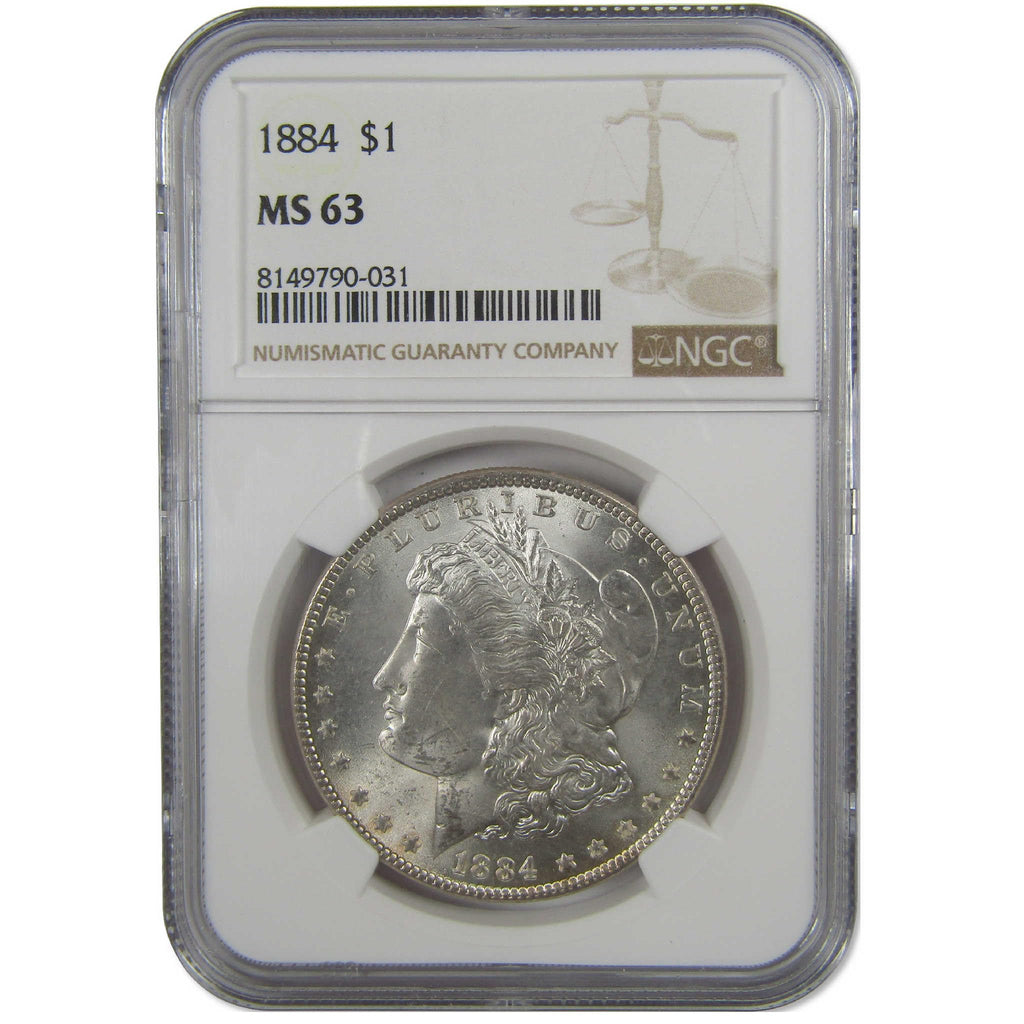 Morgan Silver Dollar MS 63 Uncirculated $1 Coin S3481