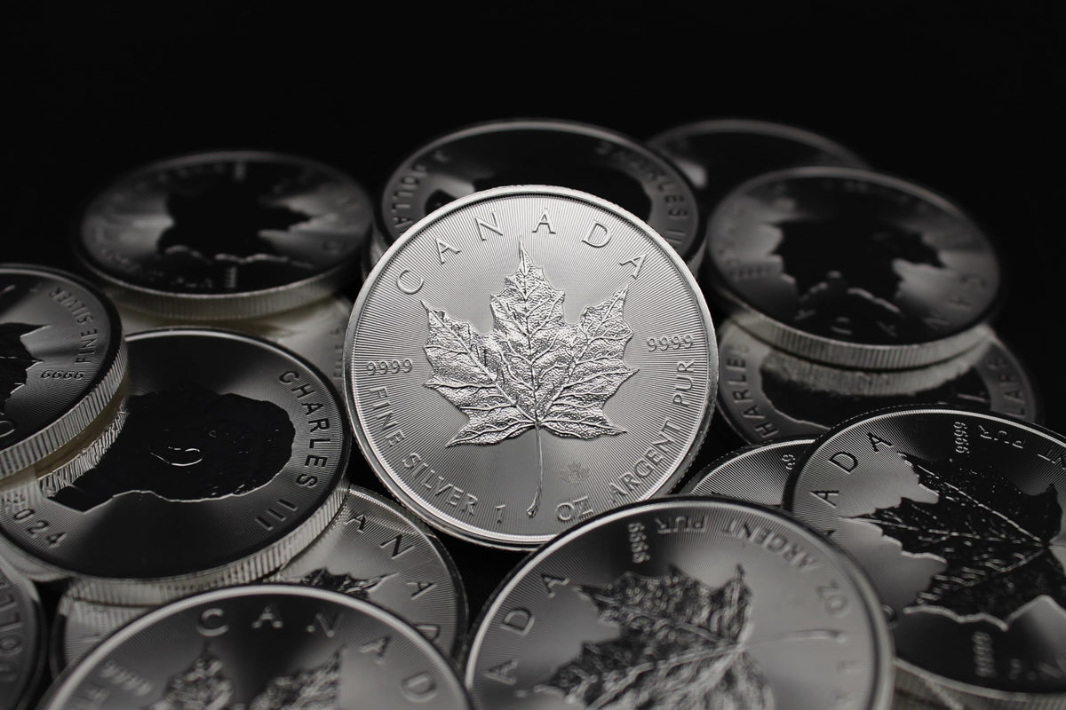 1 oz Silver Canadian Maple Leaf Y836