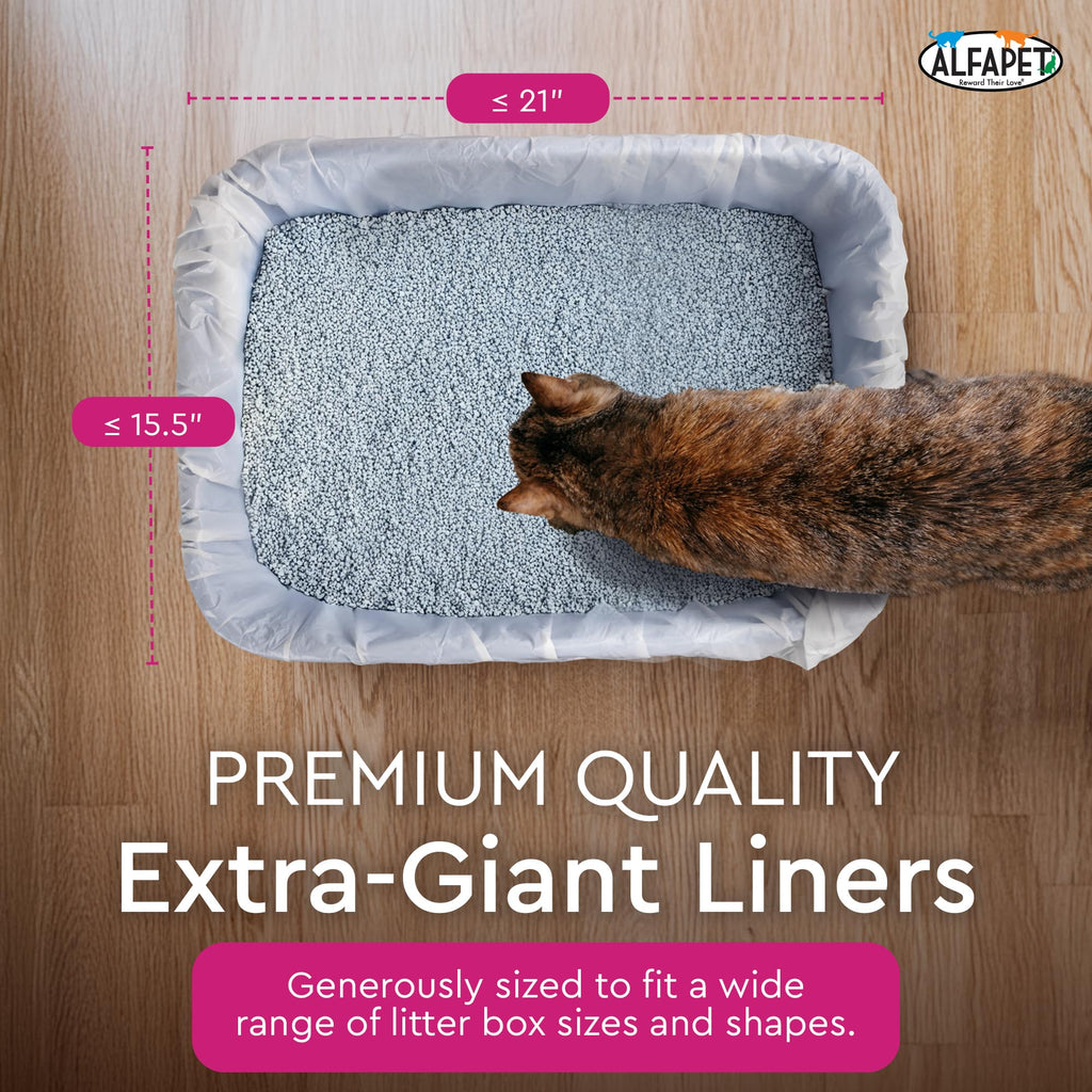 Heavy Duty Extra Giant 60 Count Cat Litter Box Liners J2285