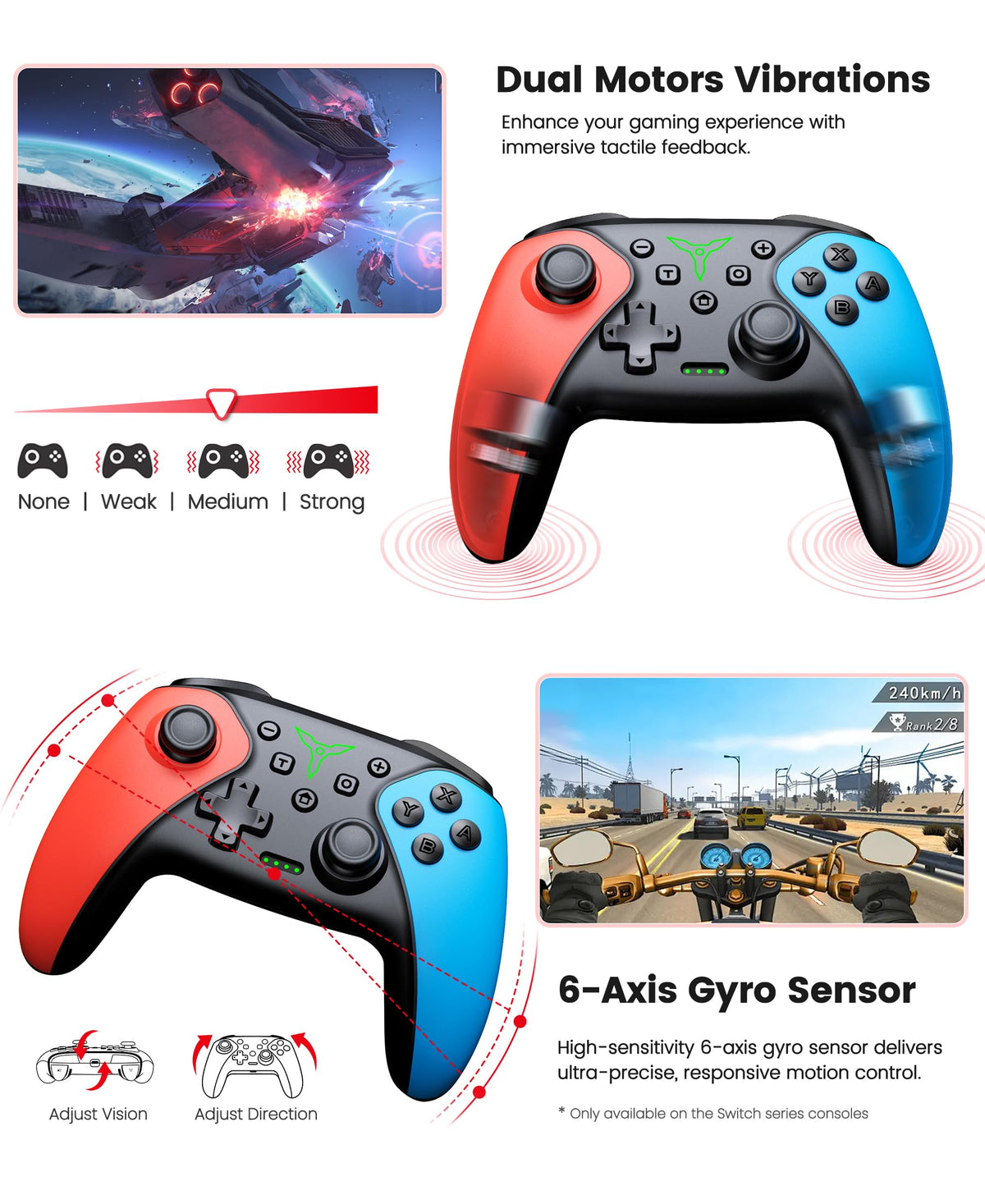 Wireless Switch Controller 2-Pack with Programmable Back Buttons B925167