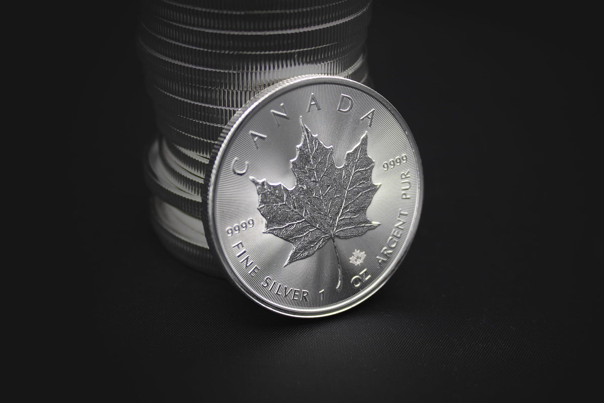 1 oz Silver Canadian Maple Leaf Y836