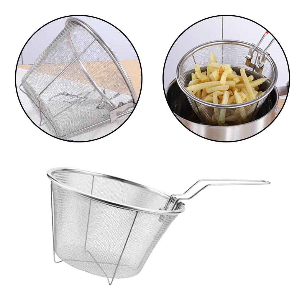 7 inch Stainless Steel Deep Fryer Basket H704