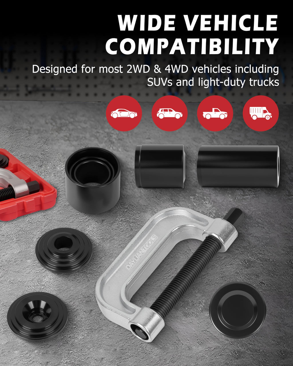Ball Joint Press & U Joint Removal Tool Kit S34744