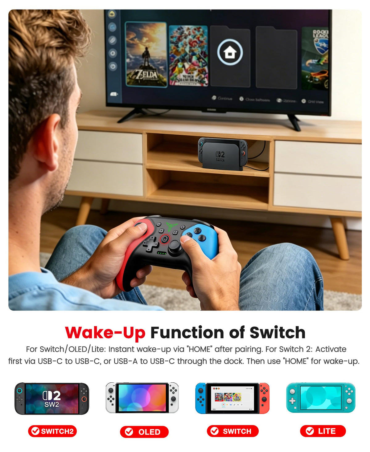 Wireless Switch Controller 2-Pack with Programmable Back Buttons B925167