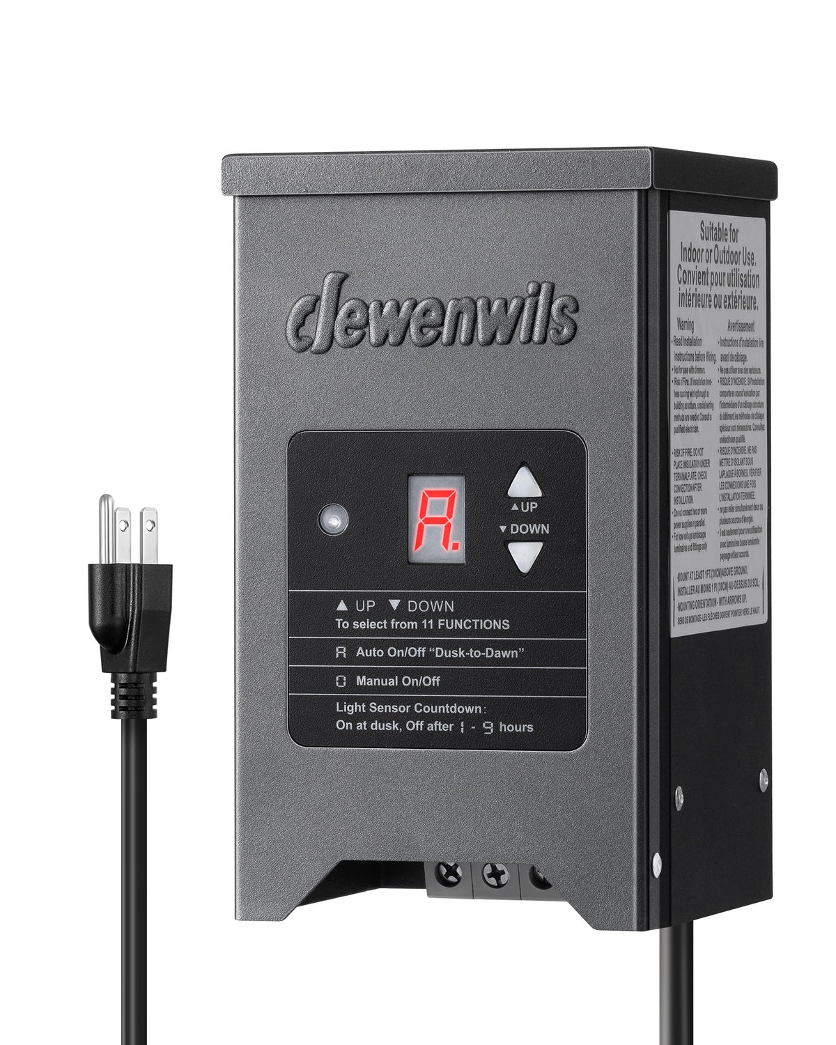 200W Weatherproof Low Voltage Landscape Lighting Transformer T3868