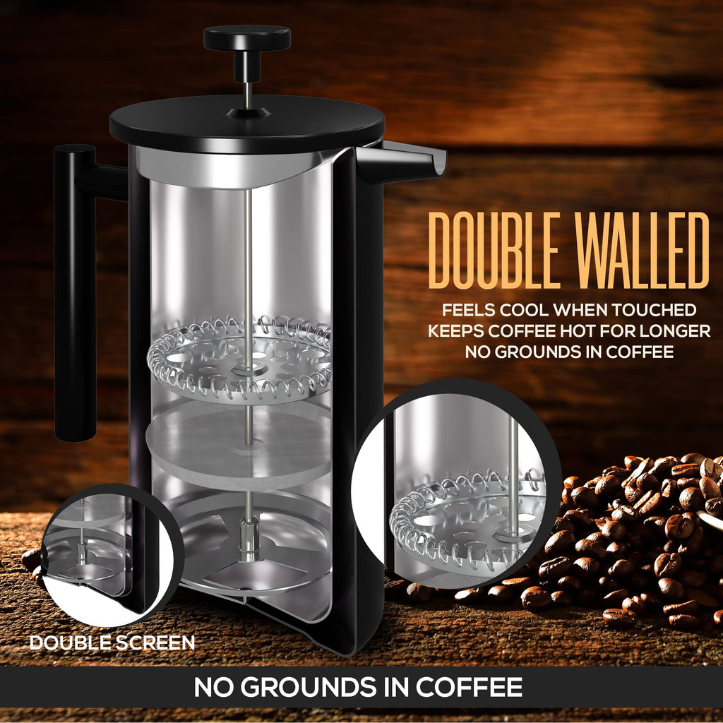 Stainless Steel French Press 12 Oz I2445