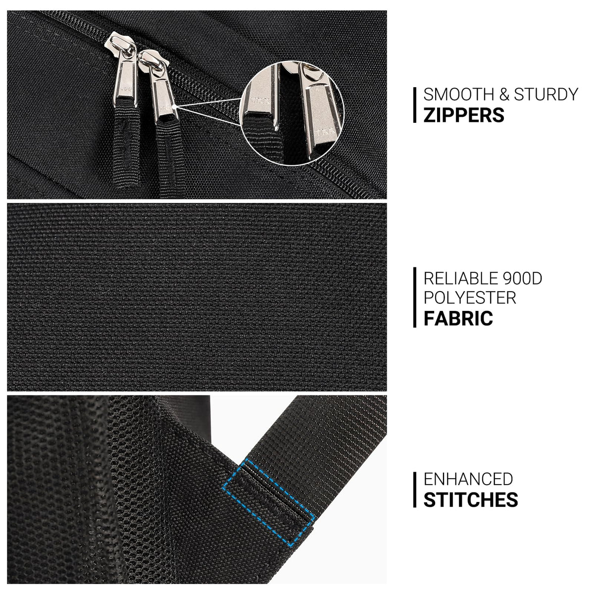 Black 26L Water Resistant Backpack O3396
