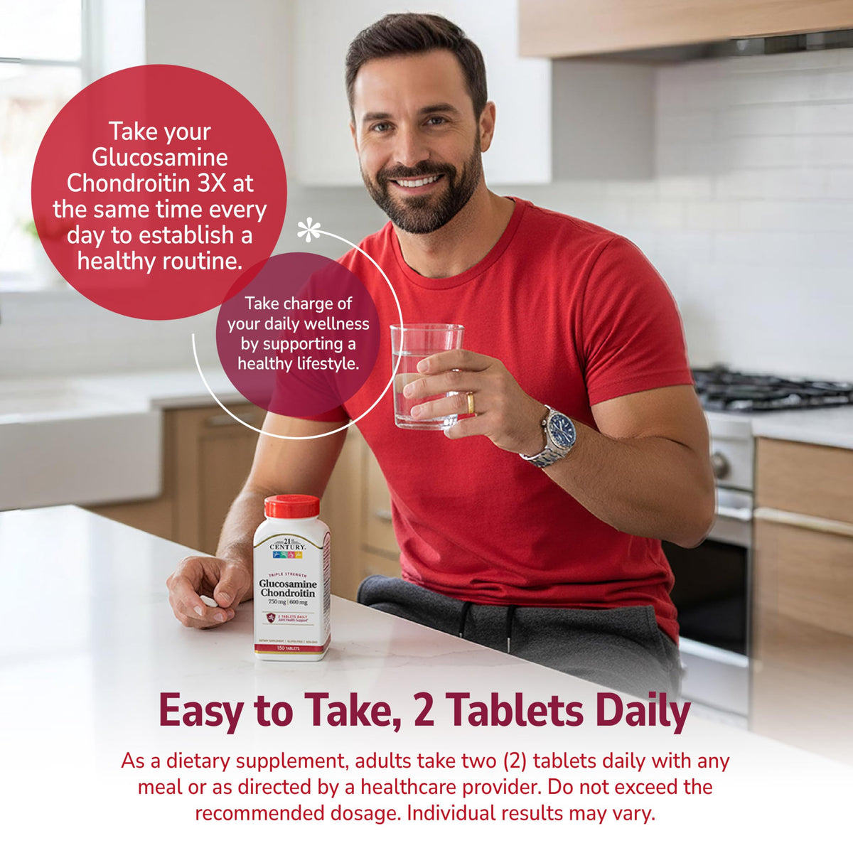 Glucosamine Chondroitin 750mg/600mg 150ct B161101
