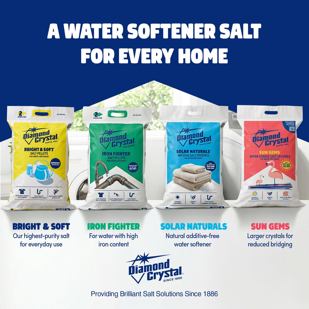 2 Pack Water Softener Salt, 40 lbs M654