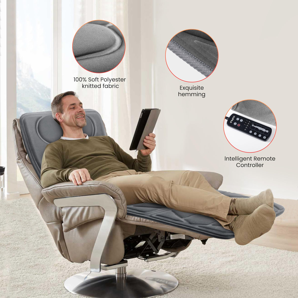 Full Body Massage Mat with Heat N344181