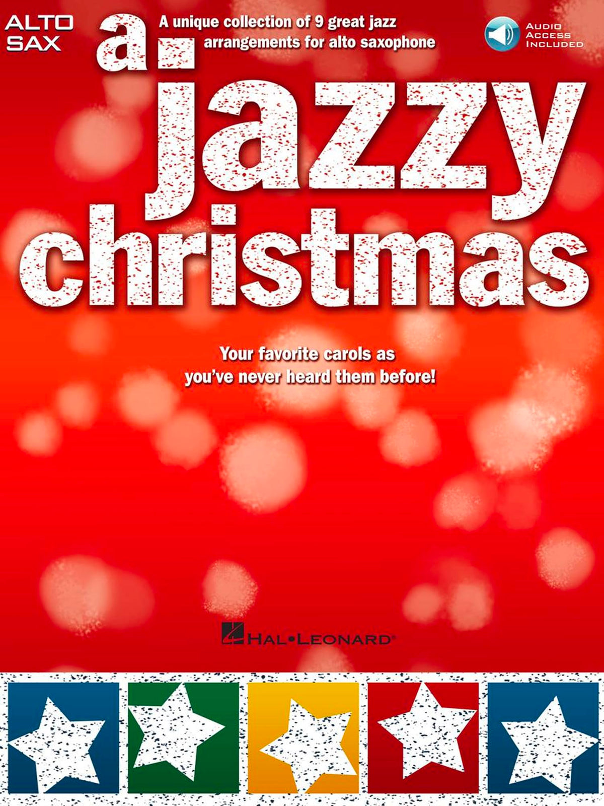 Alto Sax Christmas Jazz Sheet Music Book with Online Audio X5988
