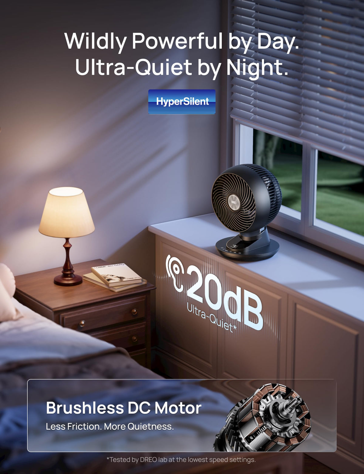 12 Inches 90° Oscillating Smart Desk Fan A40290