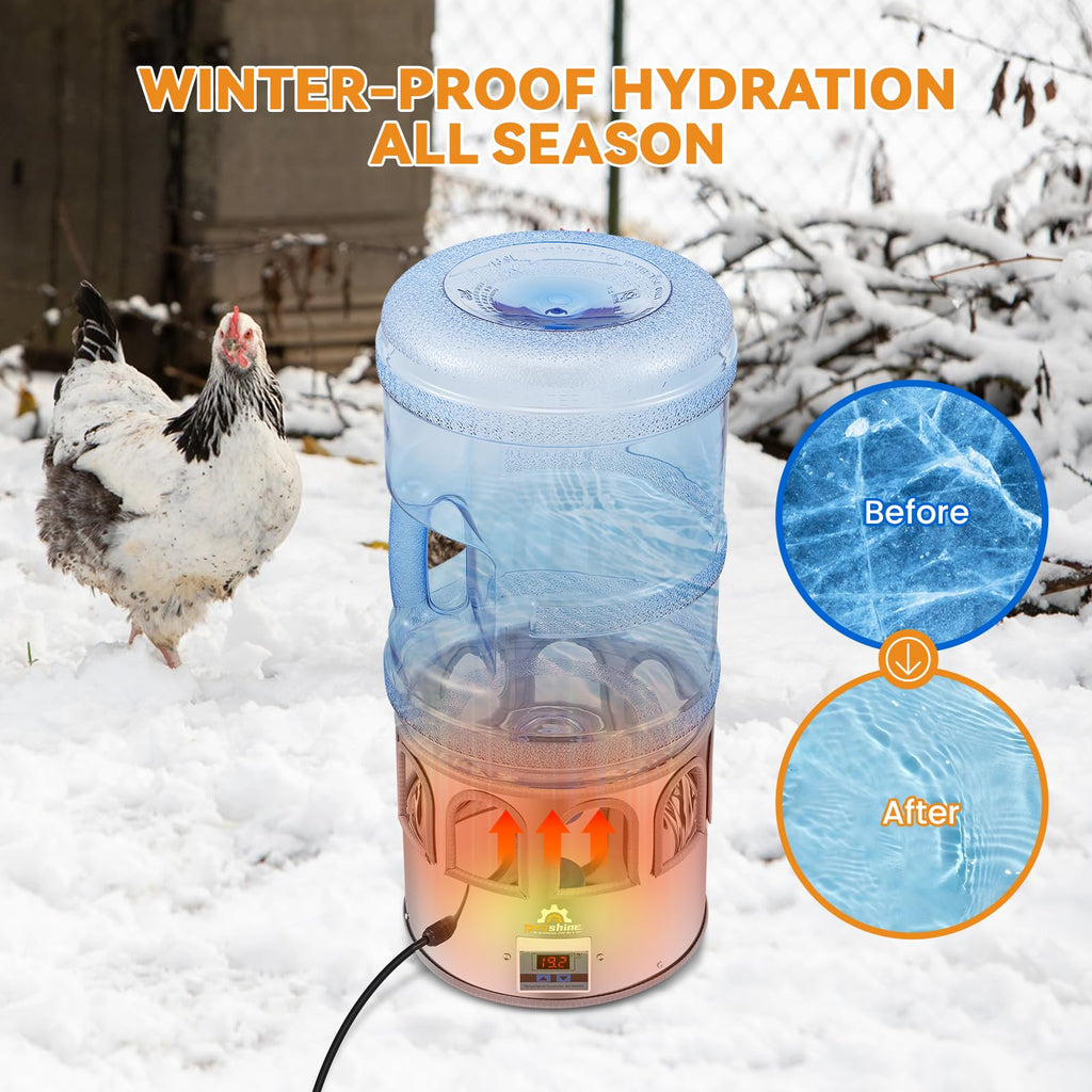 Heated Chicken Waterer 5 Gallon T555518