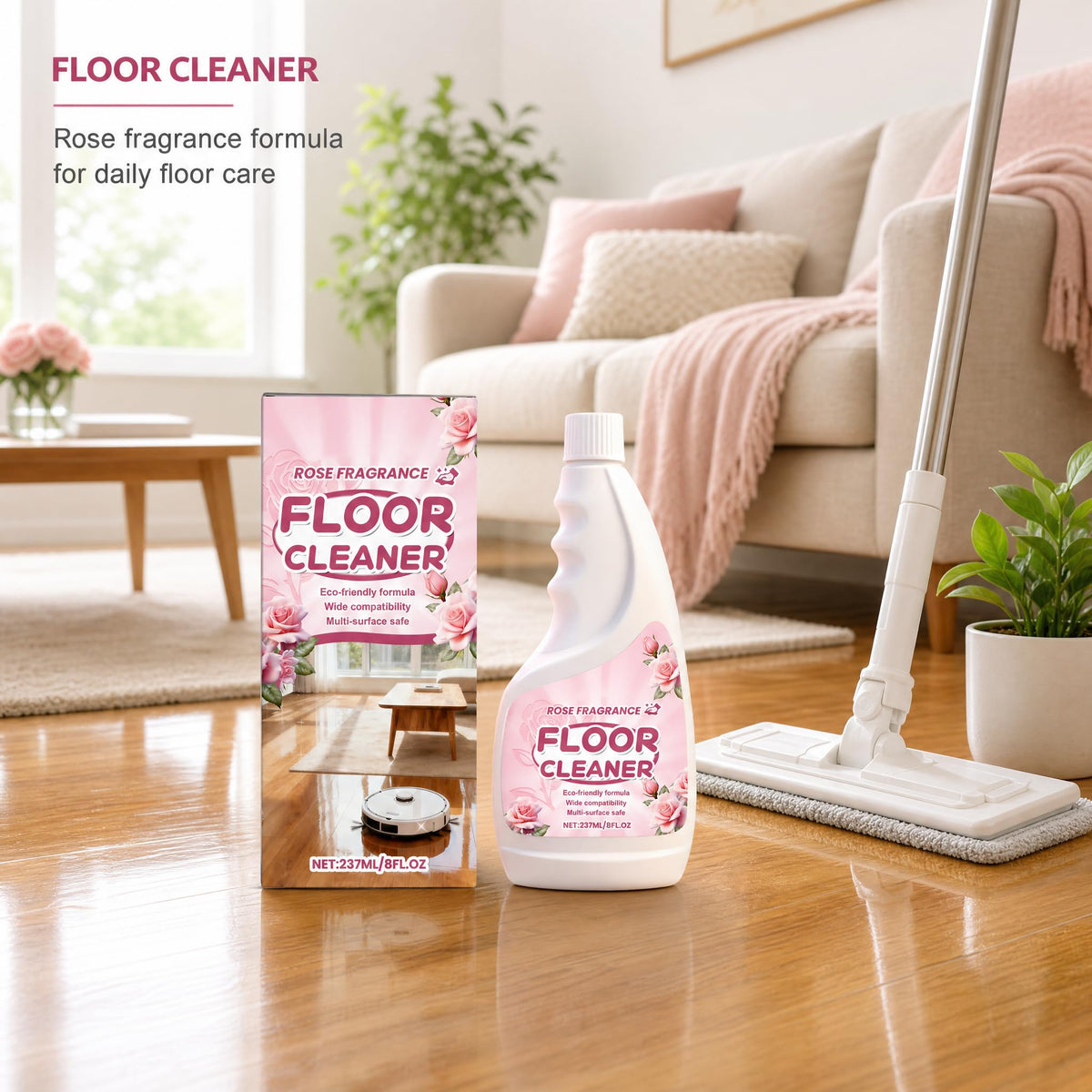 Rose Scent Floor Cleaner 8 fl.oz S98189