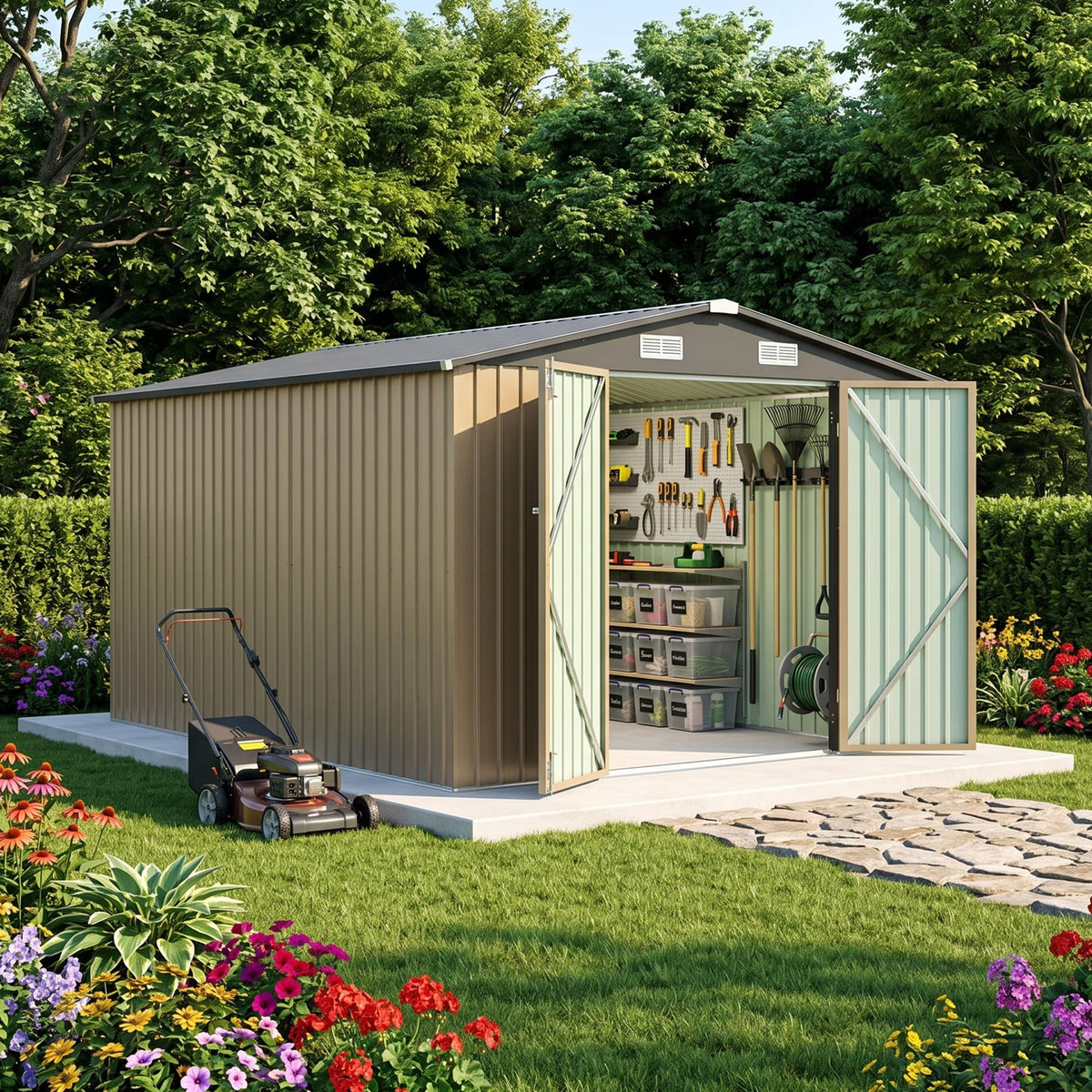 10x12 FT Outdoor Storage Shed H70151