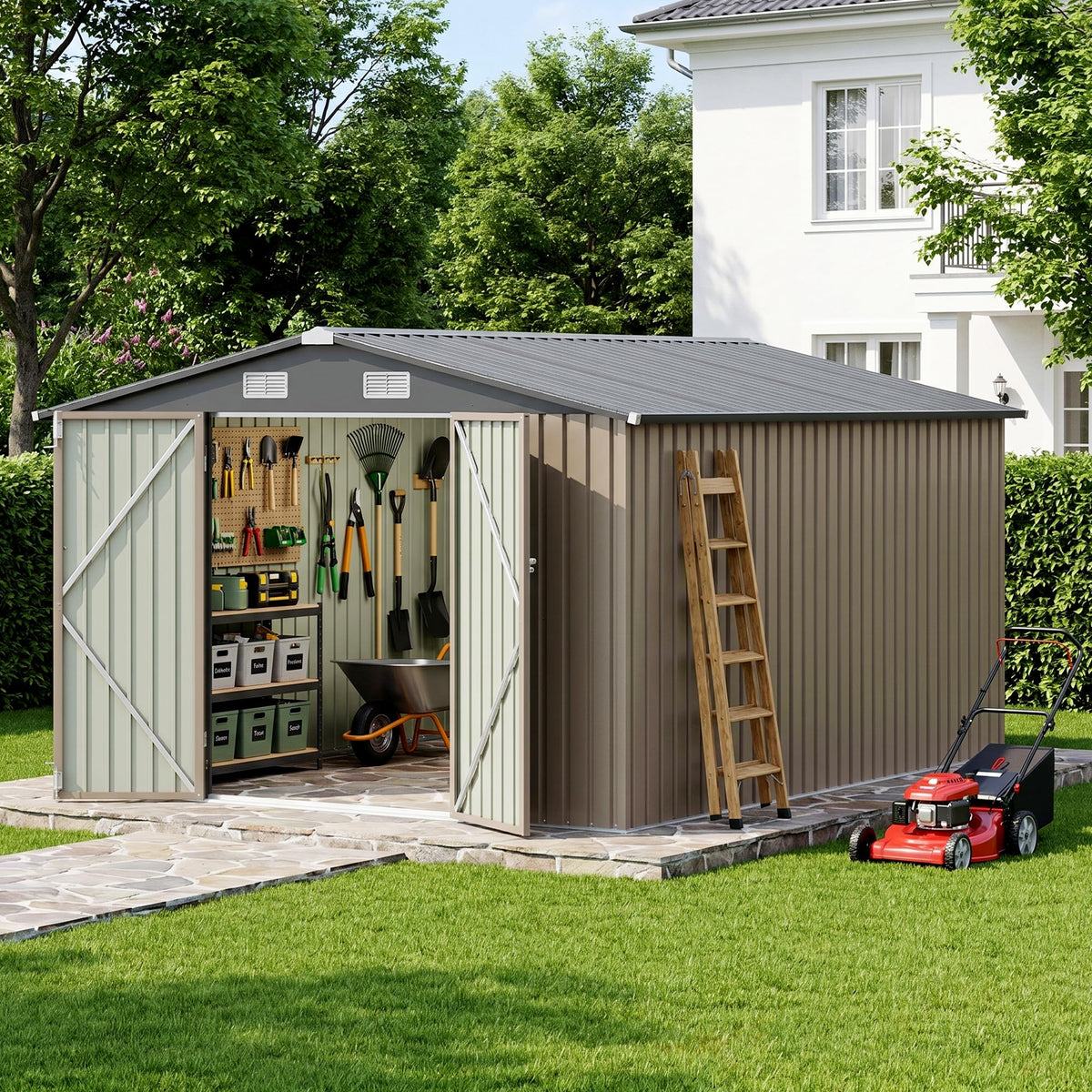 10x12 FT Outdoor Storage Shed H70151