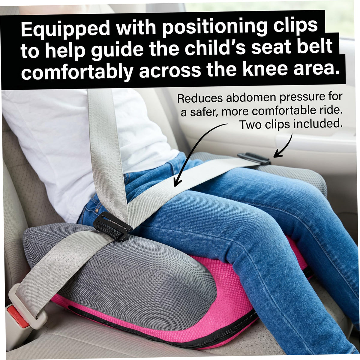 Backless Inflatable Portable Booster Seat Q895545