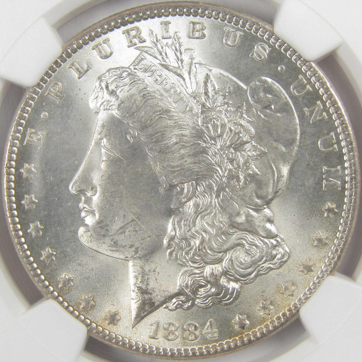 Morgan Silver Dollar MS 63 Uncirculated $1 Coin S3481
