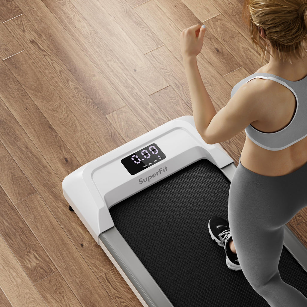 2.25HP Under Desk Treadmill with LED Display and Remote Control T46827