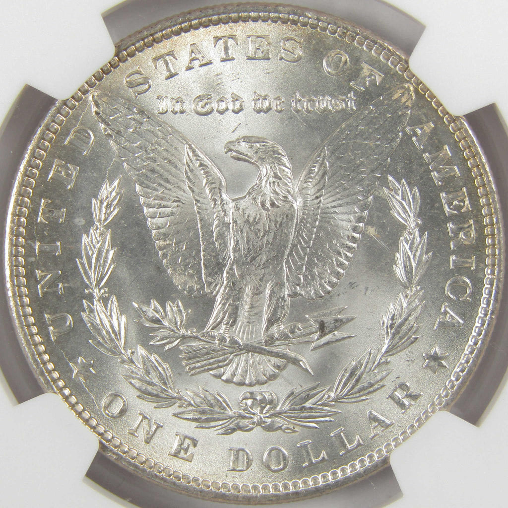 Morgan Silver Dollar MS 63 Uncirculated $1 Coin S3481